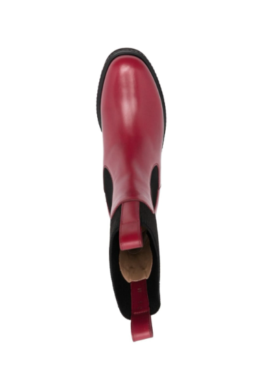 Bottines Ferragamo Chelsea bordeaux neuve pour femme T.40
