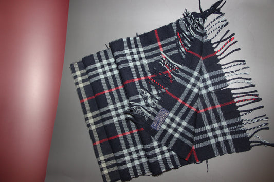 Echarpe en cachemire Burberry Bleu Marine