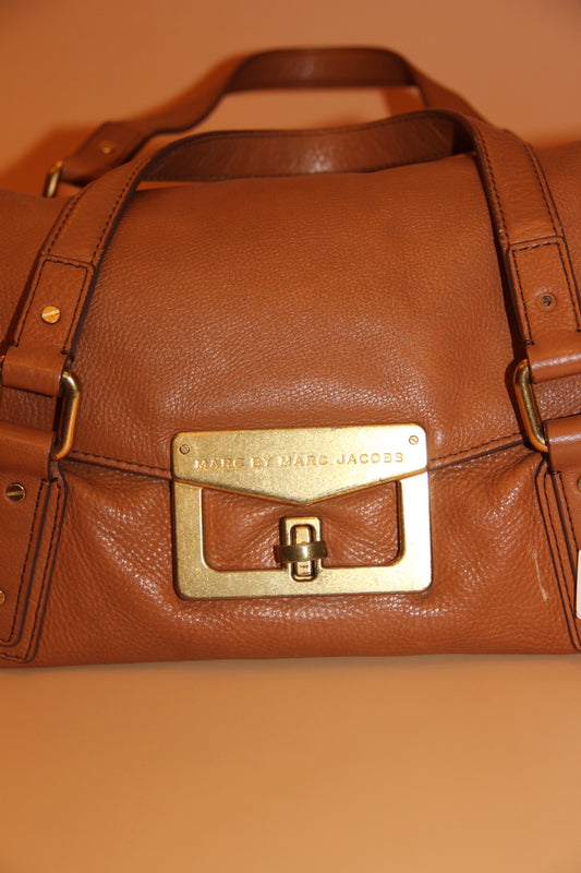 Sac Marc Jacobs en cuir camel