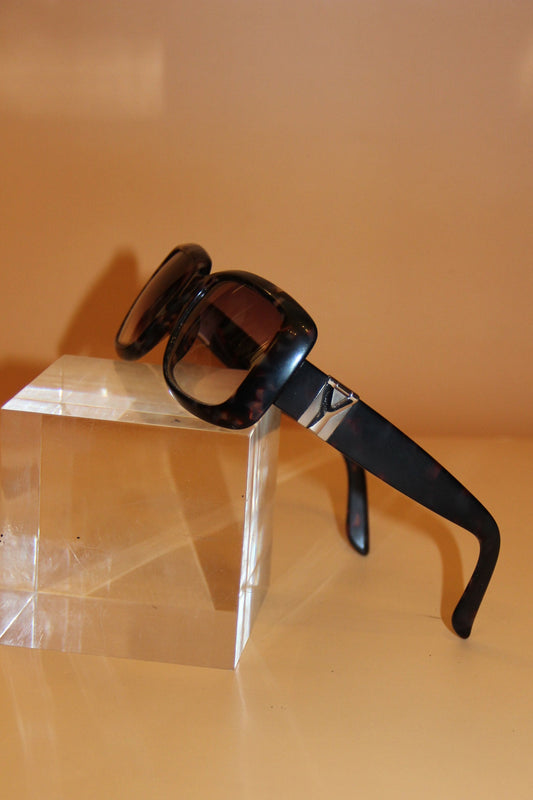 Lunettes de soleil Yves Saint Laurent femme brun écaillées
