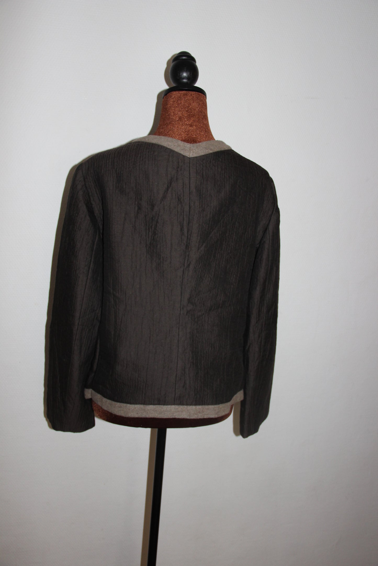 Veste blazer bicolor Armani laine et soie T. XXL (44 FR)