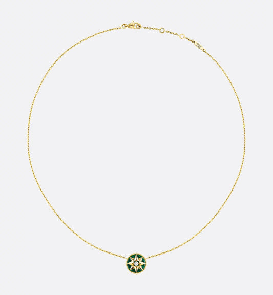 Collier Dior Rose des Vents en Or jaune et diamant