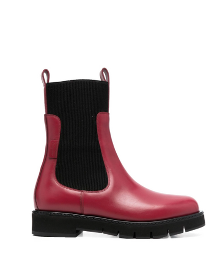 Bottines Ferragamo Chelsea bordeaux neuve pour femme T.40