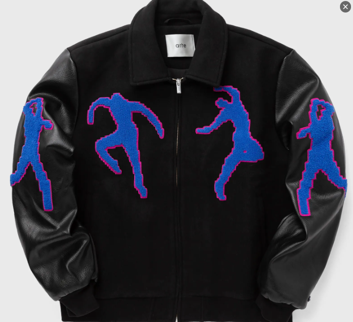 Veste ARTE ANTWERP 'Varsity' style Bombers pour homme T. M