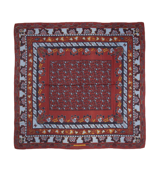 Grand Châle Hermès cachemire et soie sous Christine Henry