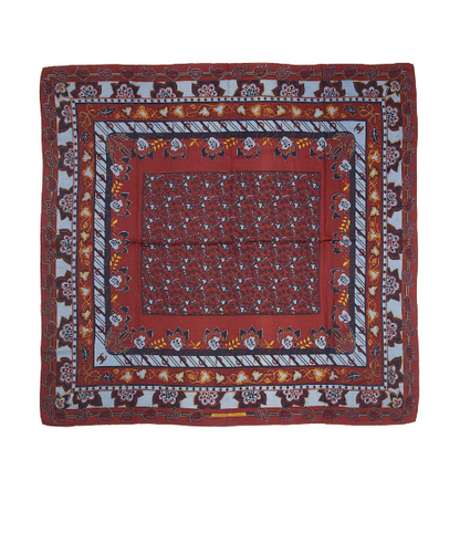 Grand Châle Hermès cachemire et soie sous Christine Henry