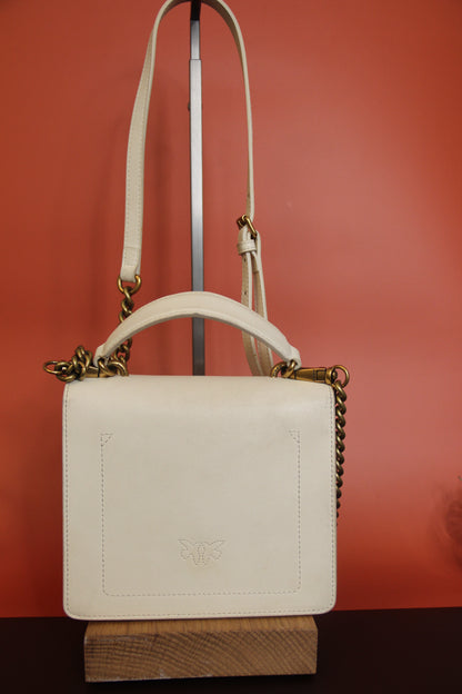 Sac à main PINKO modèle Mini Love Bag One ecru