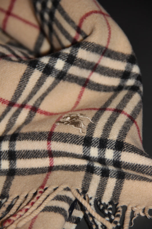 Écharpe en cachemire Burberry couleur sable