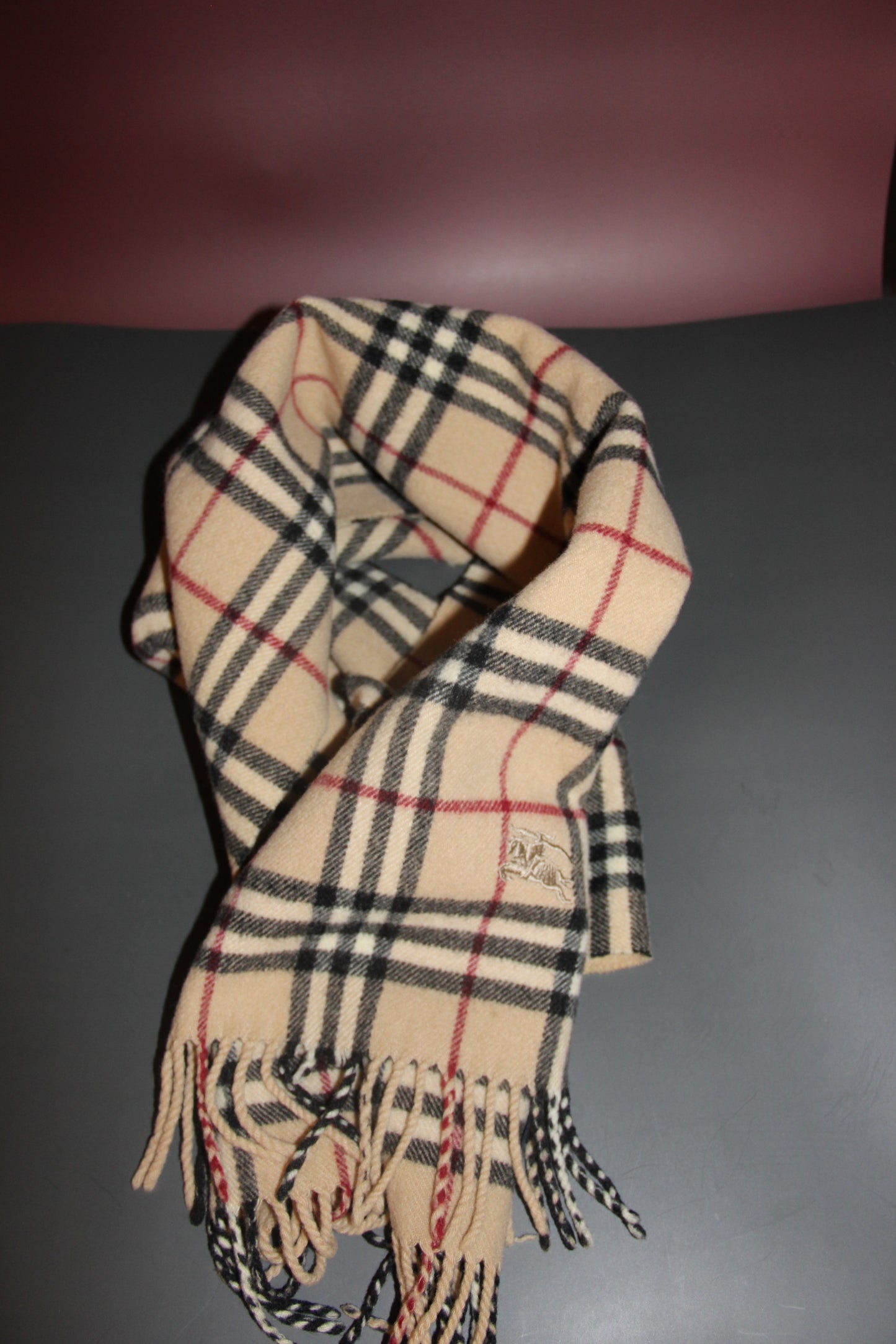 Écharpe en cachemire Burberry couleur sable