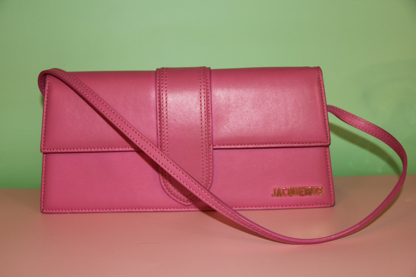 sac JACQUEMUS Le Bambino long Rose