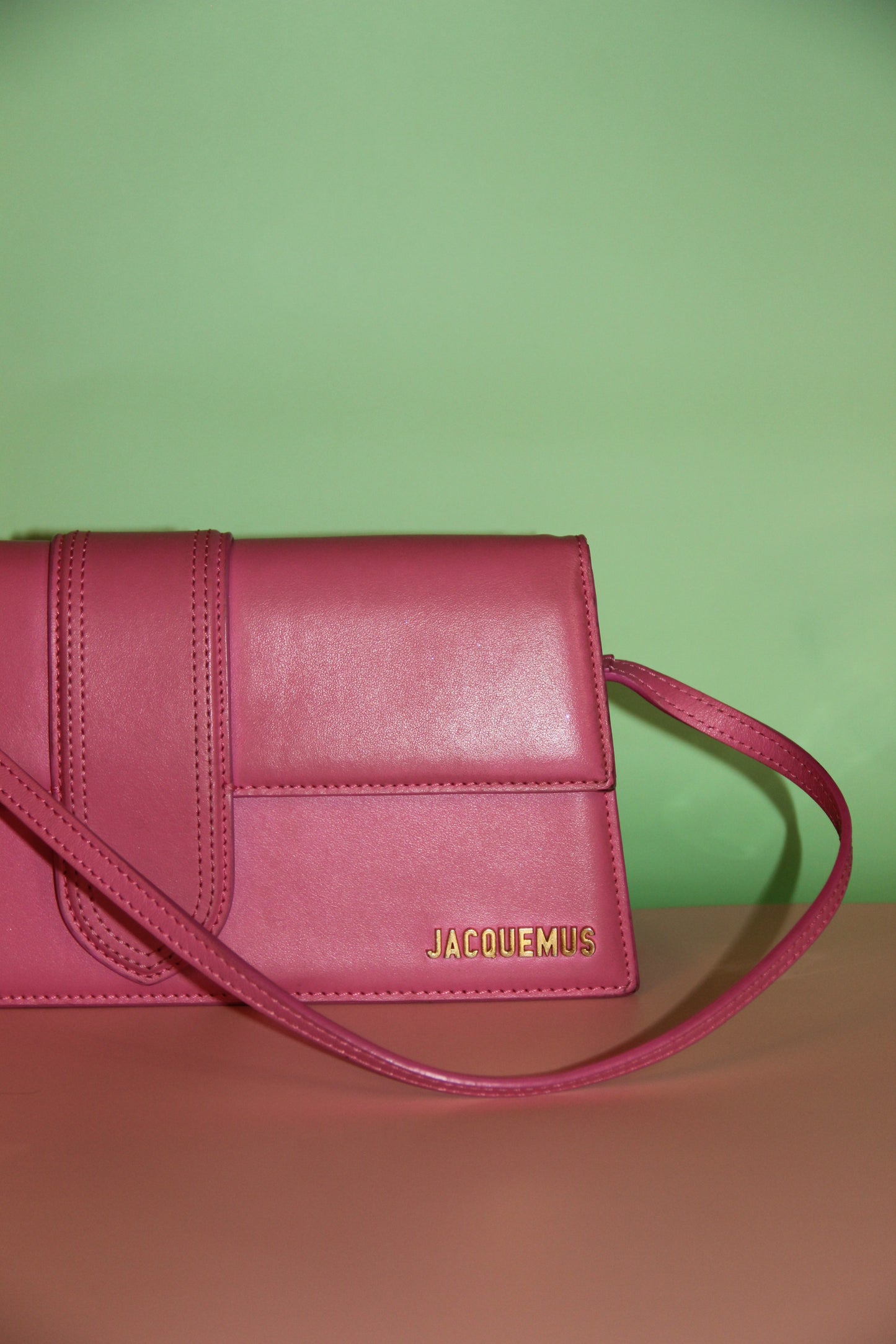 sac JACQUEMUS Le Bambino long Rose