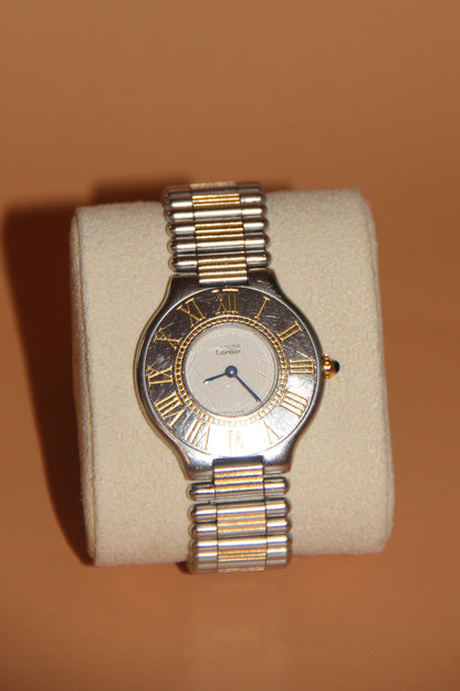 Montre femme Cartier modèle 'MUST 21'