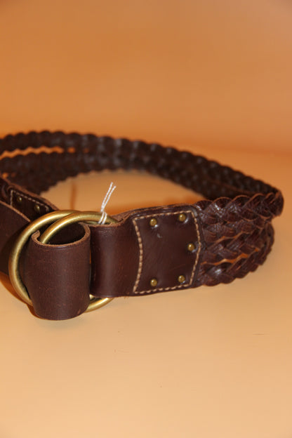 Ralph Lauren Ceinture Femme Marron foncé