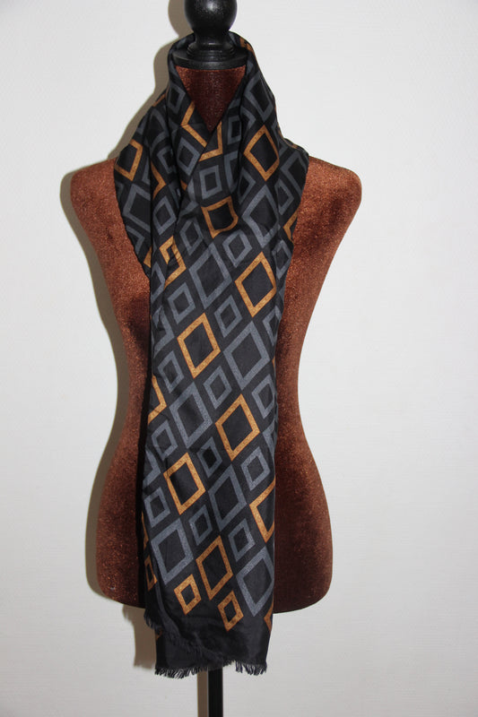 Écharpe Lanvin pour homme, laine et soie