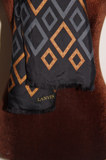 Écharpe Lanvin pour homme, laine et soie