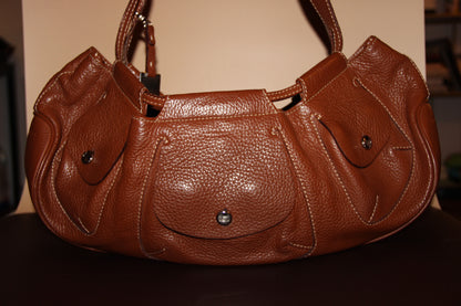 Sac Lancel cuir marron - élégance intemporelle