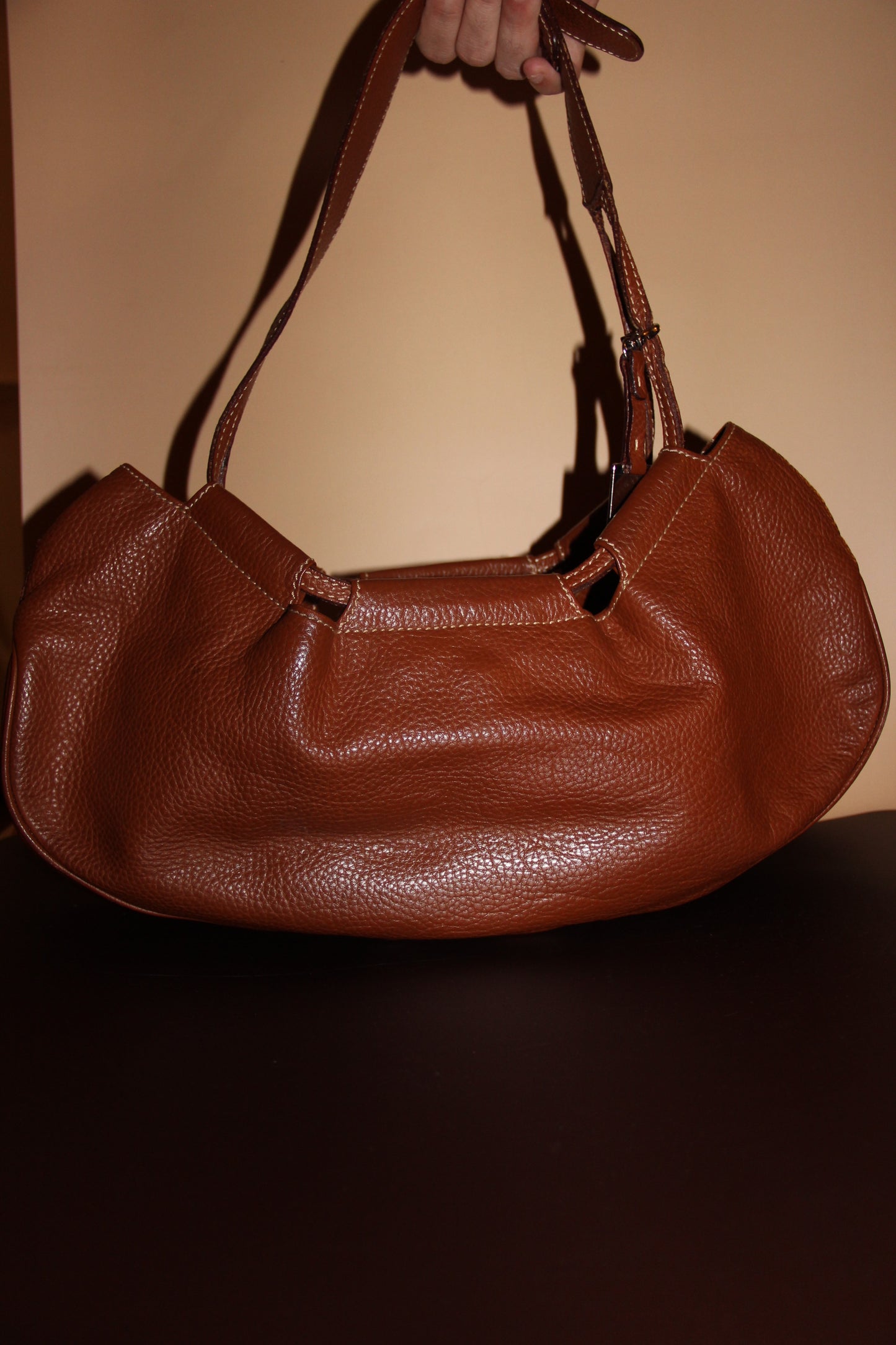 Sac Lancel cuir marron - élégance intemporelle