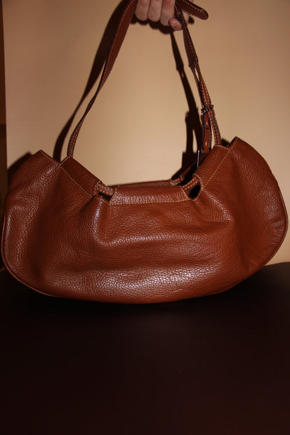 Sac Lancel cuir marron - élégance intemporelle