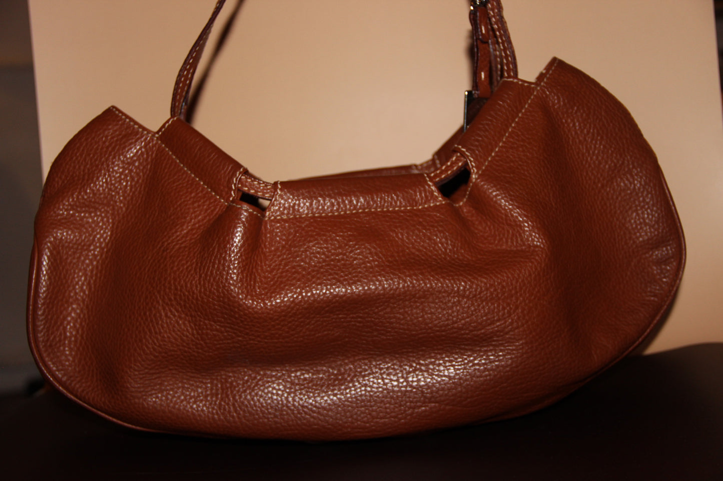 Sac Lancel cuir marron - élégance intemporelle
