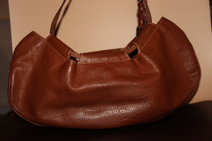 Sac Lancel cuir marron - élégance intemporelle