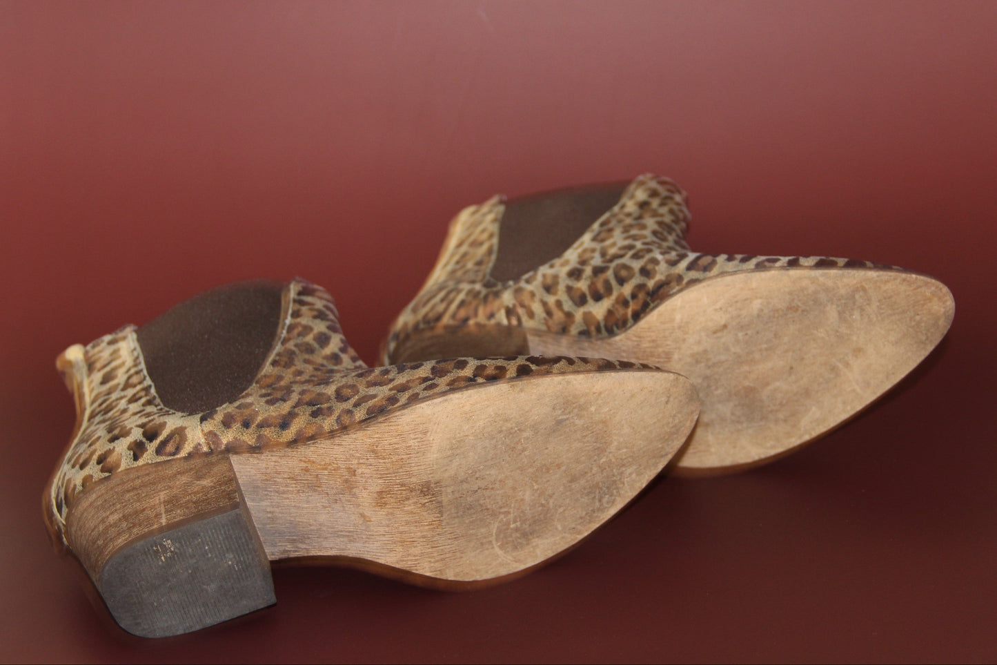 Bottines Barbara Bui léopard taille 38