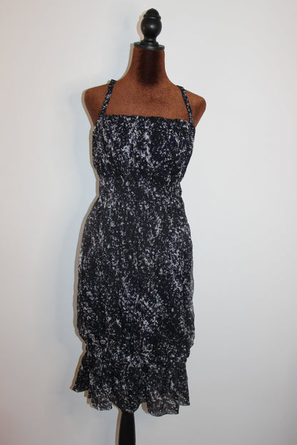 Robe en soie Chanel à bretelles T.38 / M