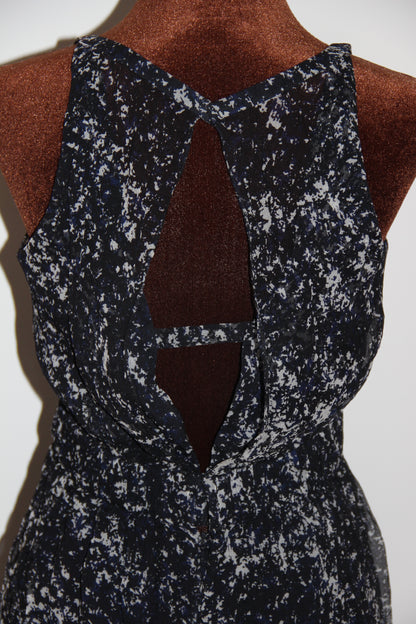 Robe en soie Chanel à bretelles T.38 / M