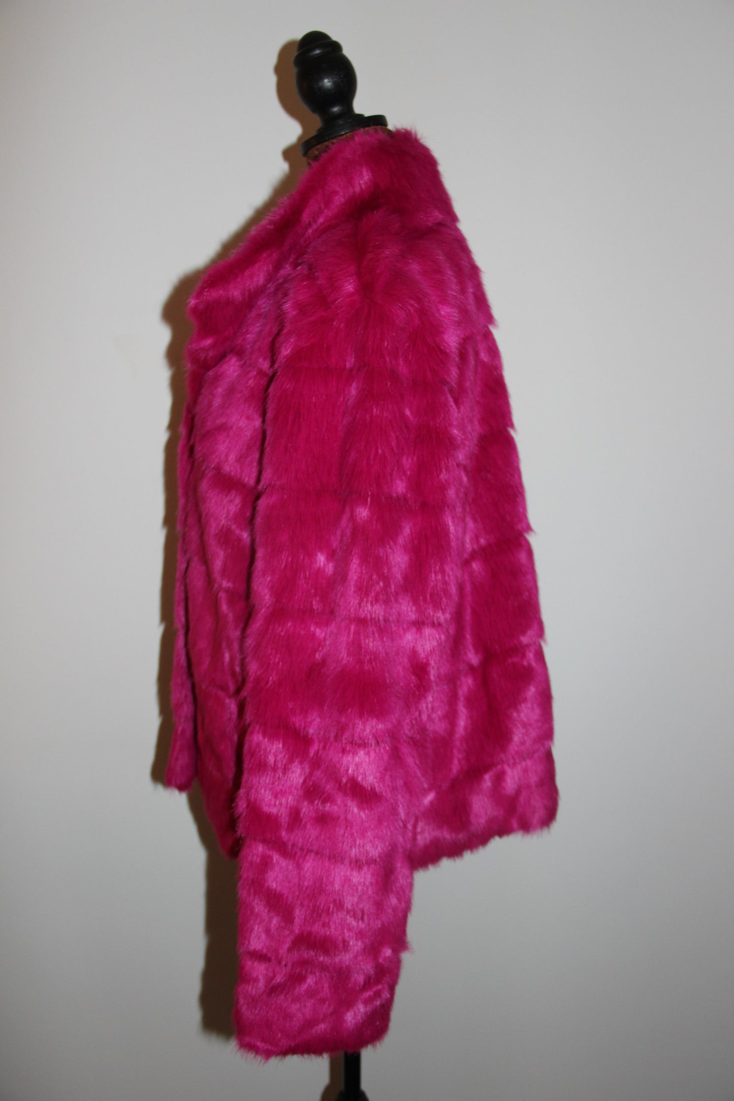 Blouson Karl Lagerfeld en fausse fourrure Fuchsia T.XL