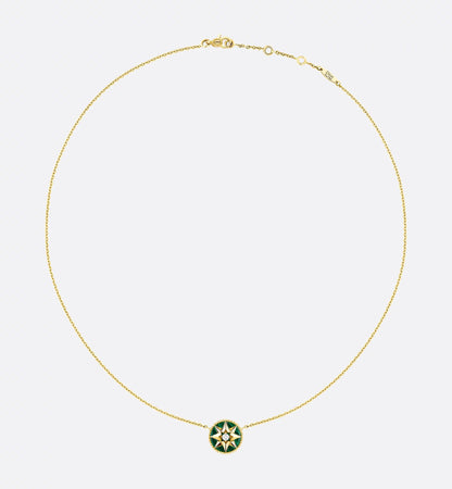 Collier Dior Rose des Vents en Or jaune et diamant
