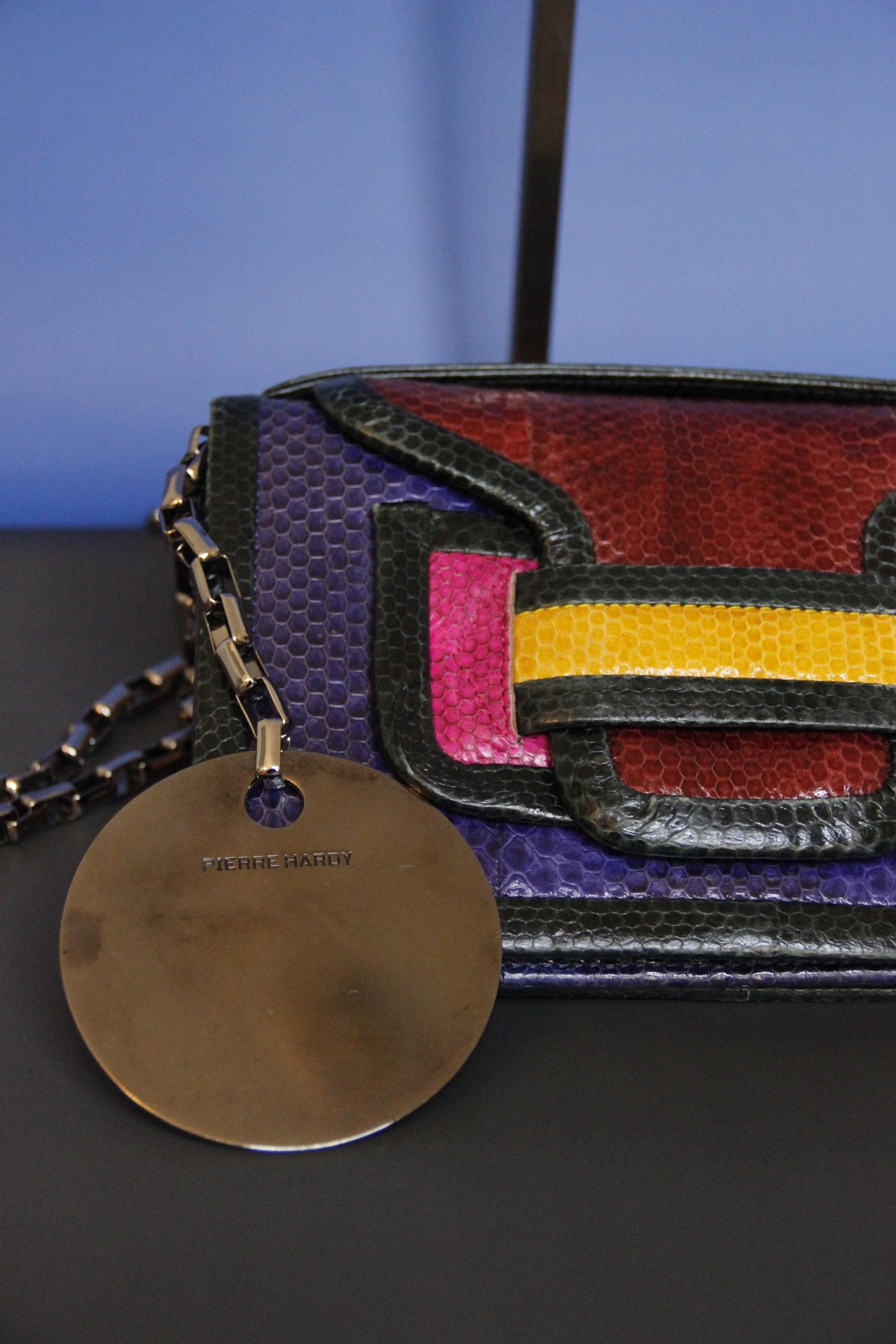 Pierre Hardy Sacs à main multicolore en peau exotique