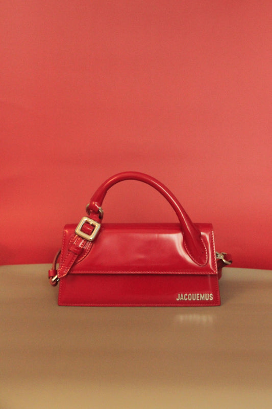Sac à main JACQUEMUS Chiquito long rouge